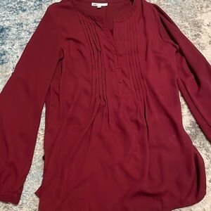 Maroon DR2 Blouse